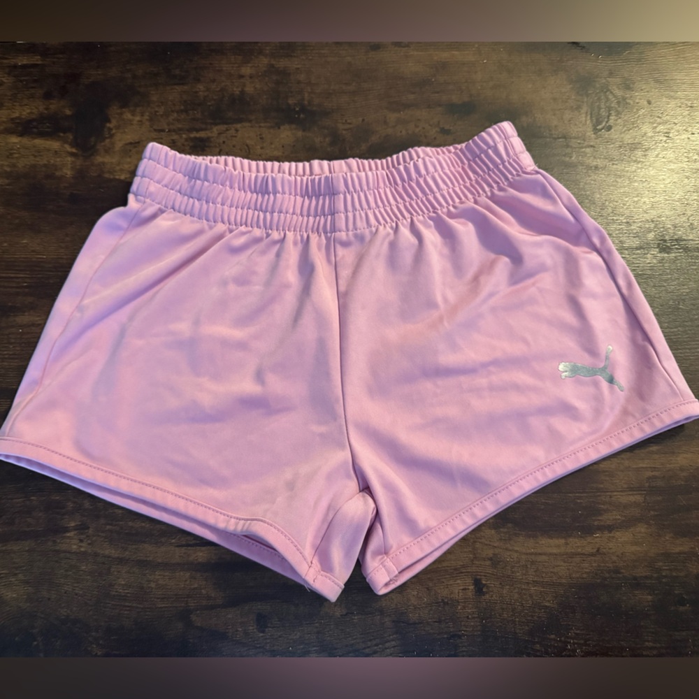 Puma Kids Light Pink Shorts